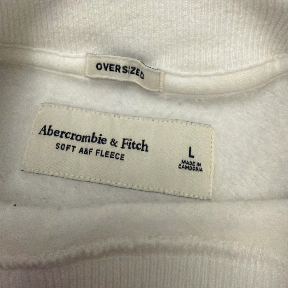 Abercrombie & Fitch Rolling Stones White Graphic Sweatshirt Logo - Picture 4 of 4